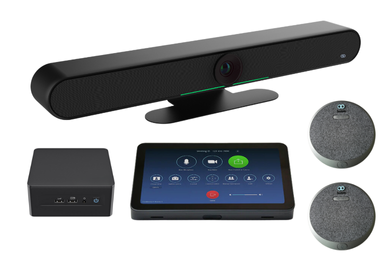 Zoom Room Large Video Bar Kit (Black)