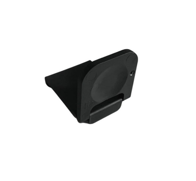 Angled view image of the Boom MEZZO Webcam Privacy Cover, a sleek and easy-to-use sliding cover designed to fit Boom webcams—providing enhanced privacy and peace of mind when the camera is not in use.








