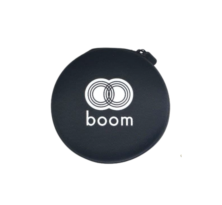 Image of the Boom Work from Anywhere Case, a sleek and durable travel case designed to securely store and transport video conferencing essentials like webcams and speakerphones—ideal for hybrid workers and professionals on the go.
